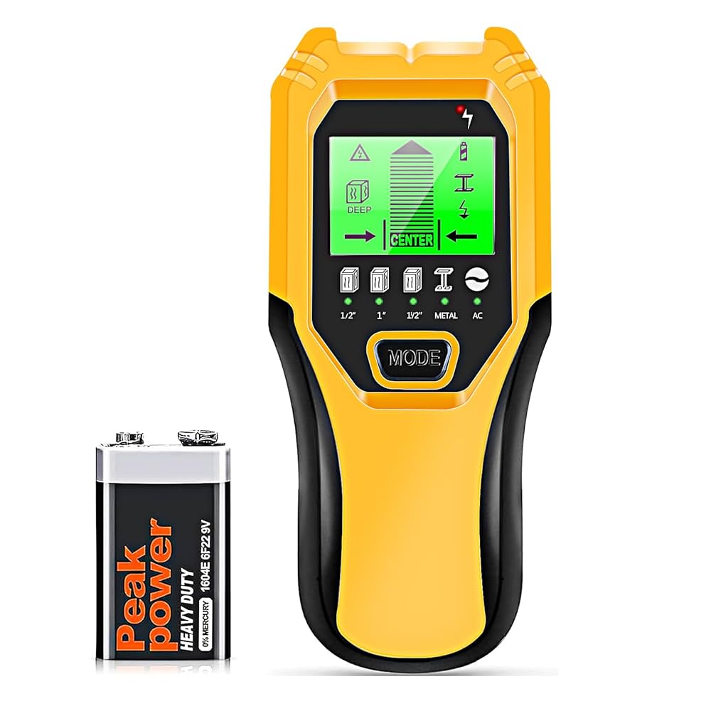 udaman Stud Finder Wall Scanner 5 in 1 Multifunctional Upgraded